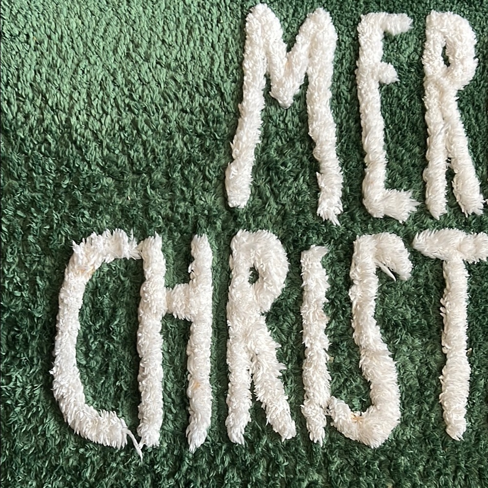 RAE DUNN Green Merry Christmas Bathroom Mat - Picture 4 of 8